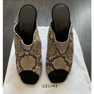 Sandals snake leather Celine